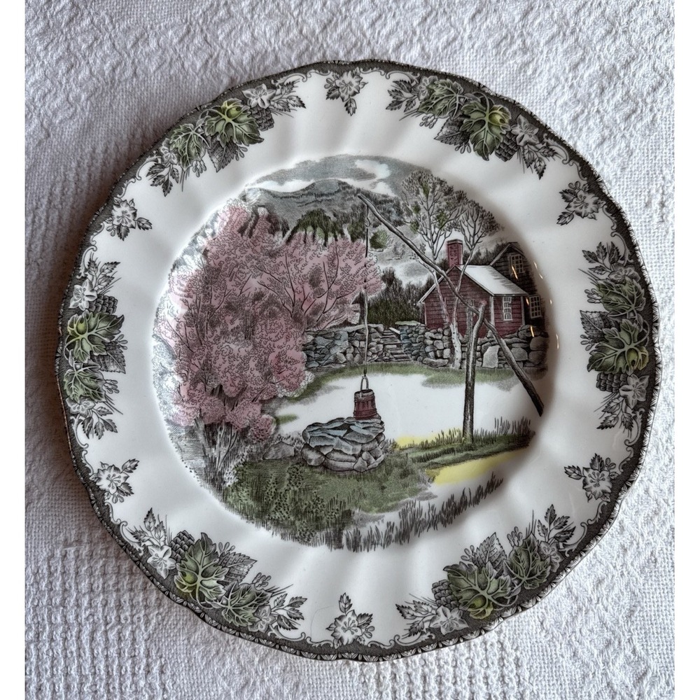 Johnson Brothers The Friendly Village The Well 10.5" Dinner Plate Wall Decor VTG